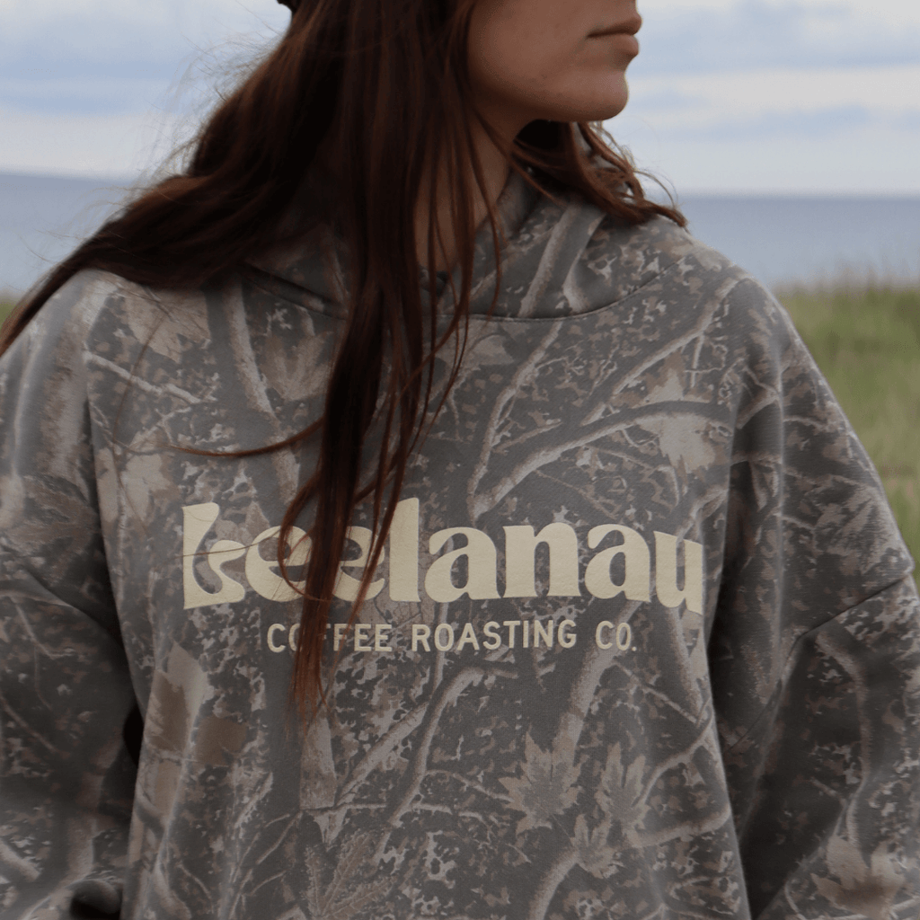 Leelanau Logo Camo Hoodie