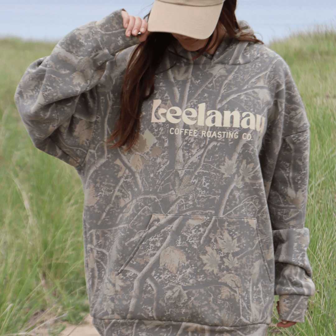 Leelanau Logo Camo Hoodie