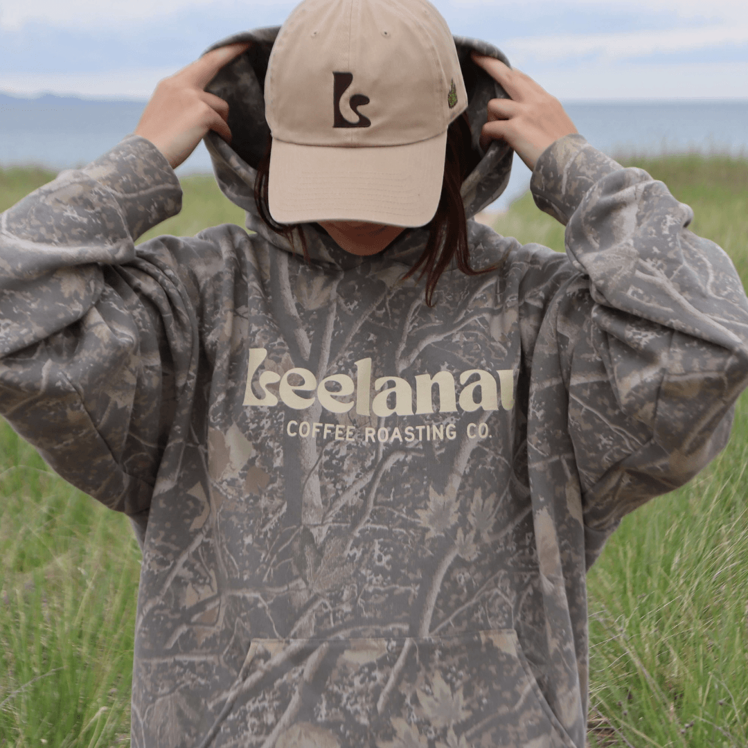 Leelanau Logo Camo Hoodie